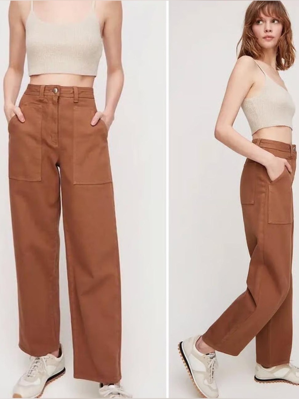 Aritzia Wilfred Free Ryley Wide Leg Jeans 10